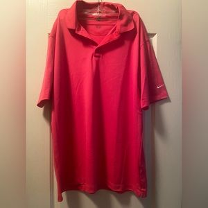 Nike Dry Fit Golf Polo HOT PINK